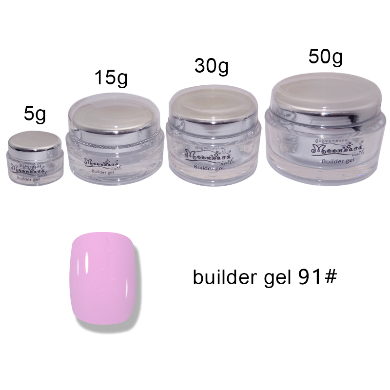 Építő zselé- Milky white/pink sűrű E91