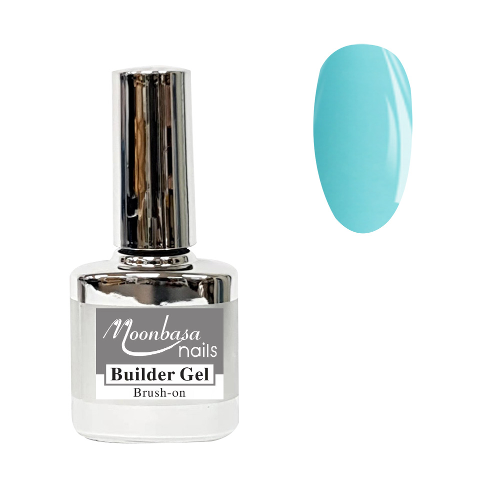 Építő zselé Ecsetes(brush-on) _Light teal_12ml 113#_Moonbasanails