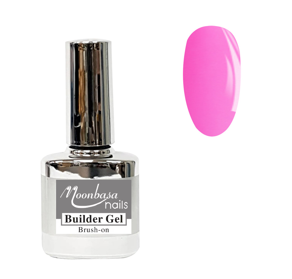 Építő zselé Ecsetes(brush-on) _Neon pink_12ml 116#_Moonbasanails