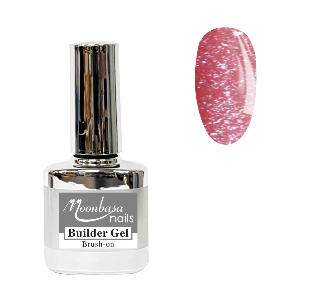 Építő zselé Ecsetes(brush-on) _Shimmer sienna_12ml 123#_Moonbasanails