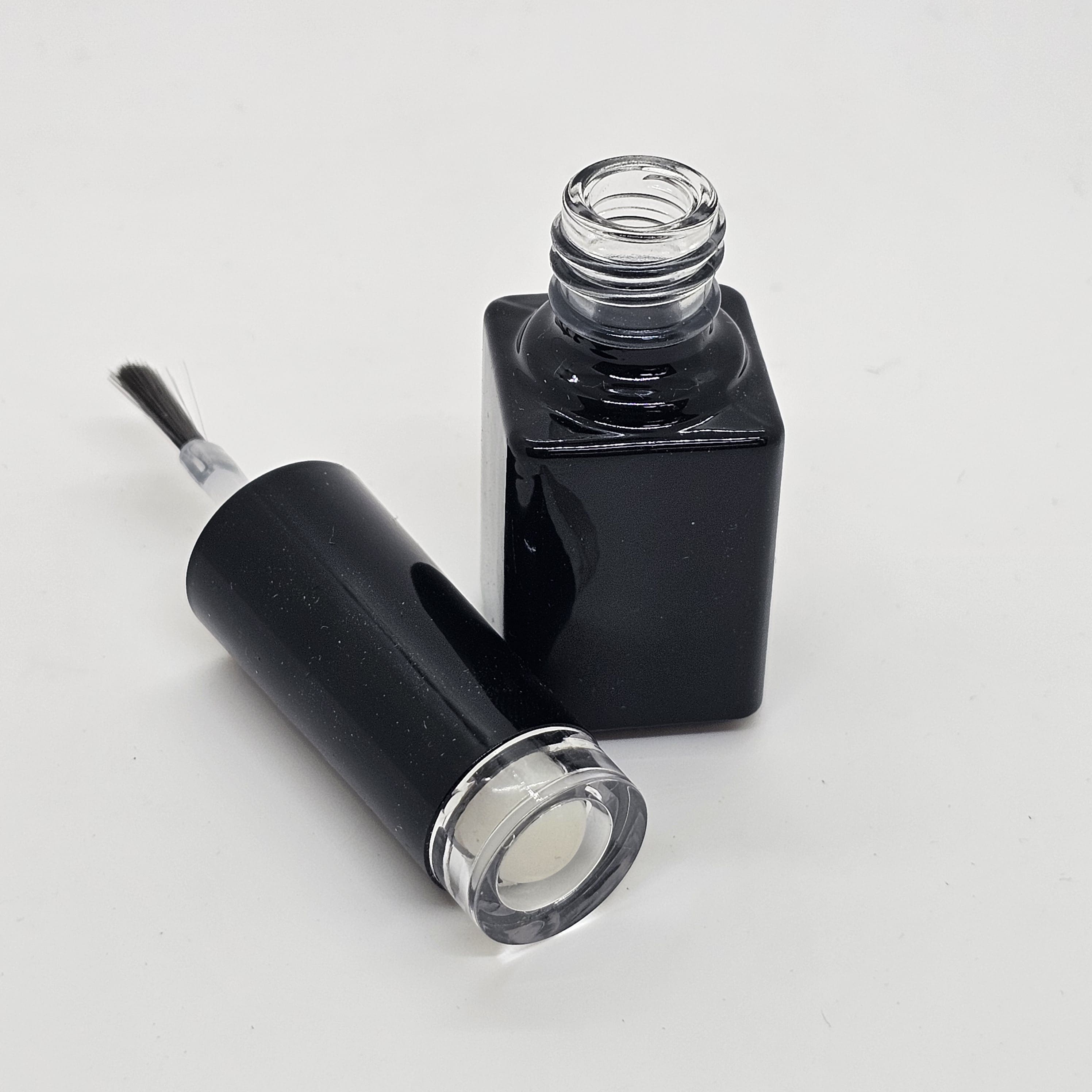 Körömlakk F.fekete üveg+Mintakupak+ecset, DH430#-5ml(720pcs/ctn)