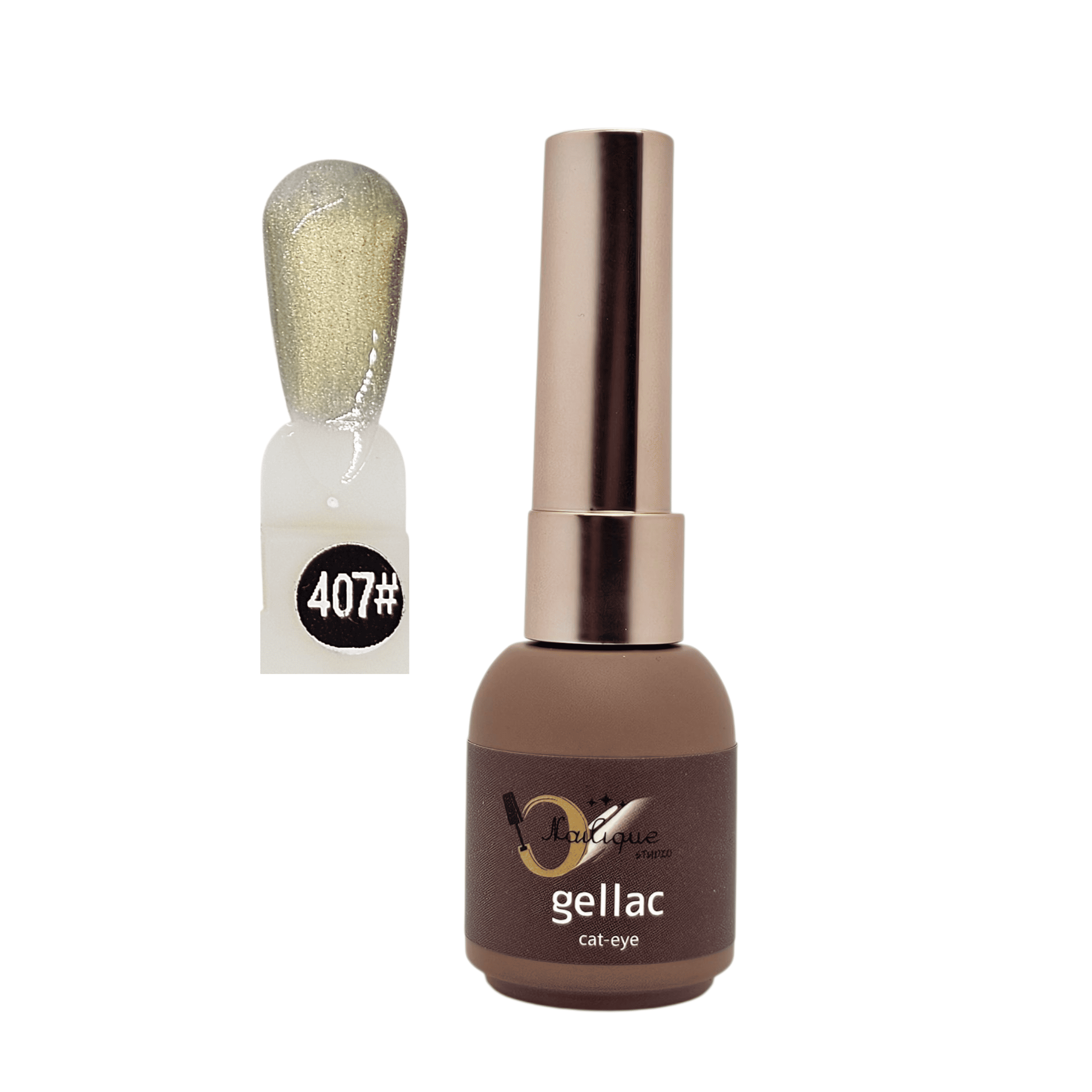 8ml Izoláló Chrome Cat-Eye Gellac 407#