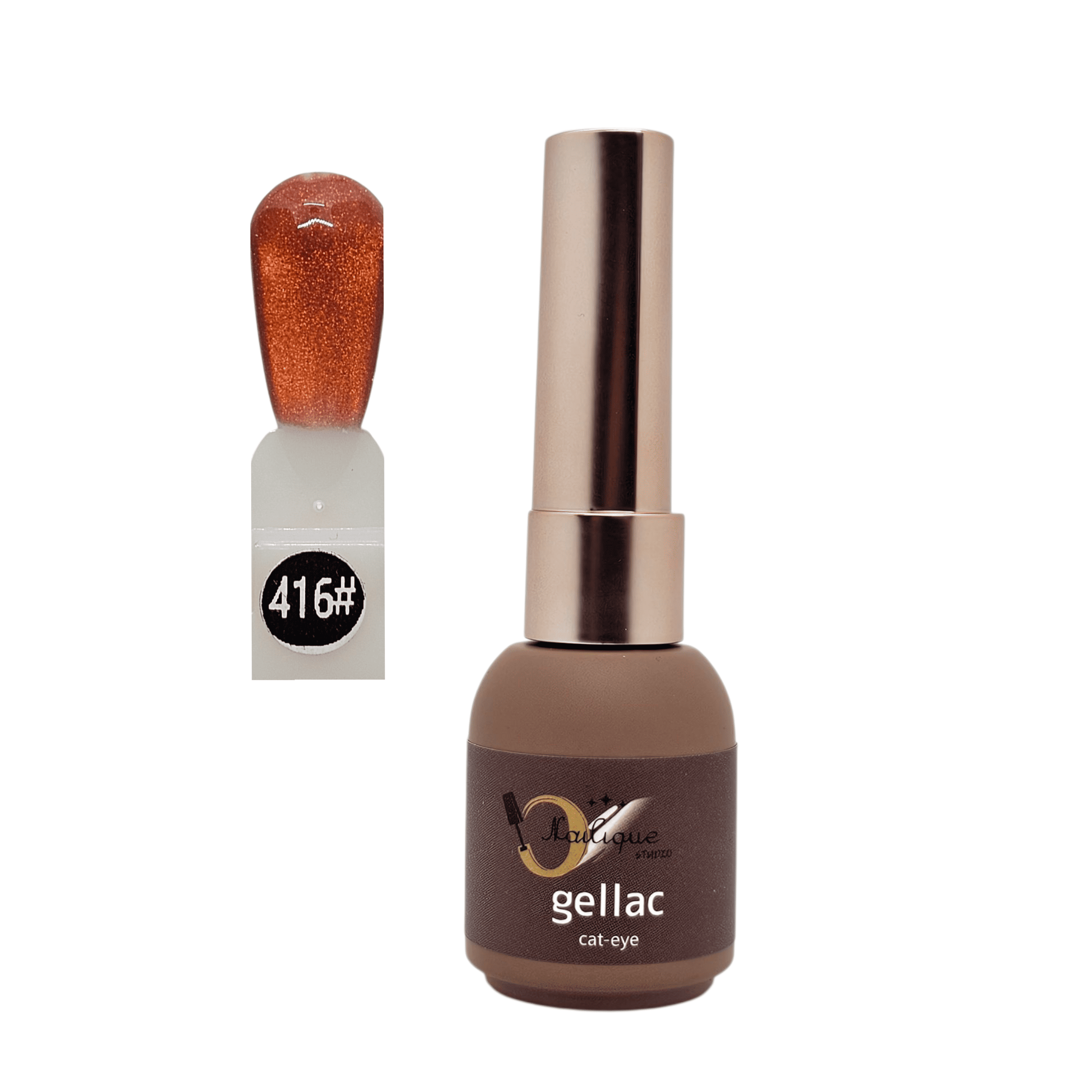 8ml Izoláló Chrome Cat-Eye Gellac 416#