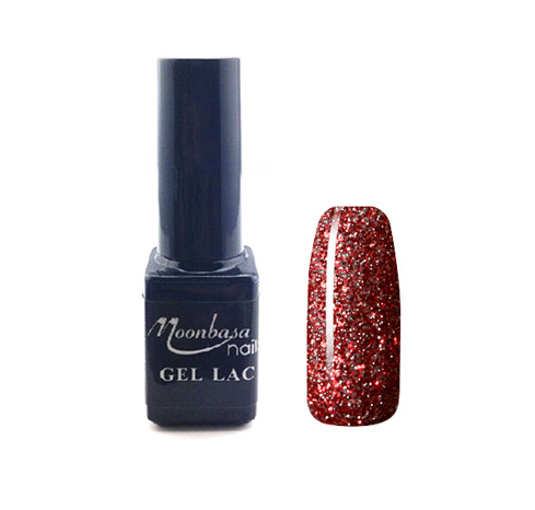 One step géllakk 5ml #258 Rozsdavörös fedőcsillámpor