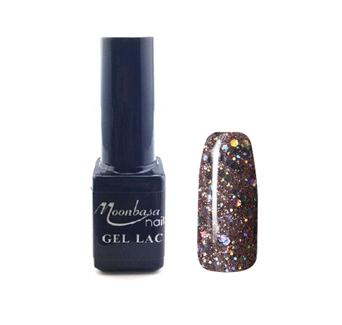 One step géllakk 5ml #263 Sötét szivárvány fedő glitter